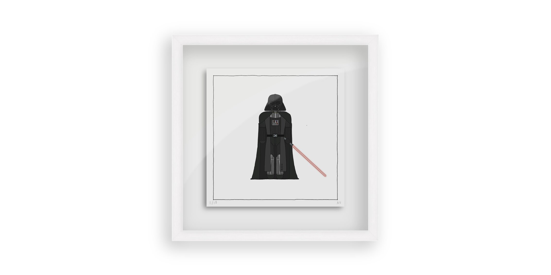 Star Wars Darth Vader - Persona Art Project (Ant Vervoort Hand Drawing)